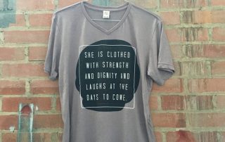 Custom Made Clothing - Tri Blend V Neck Tee