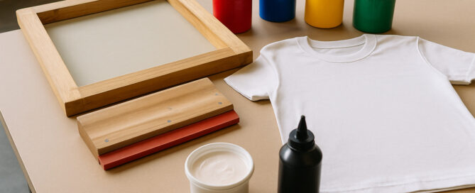 materials used in silkscreen printing