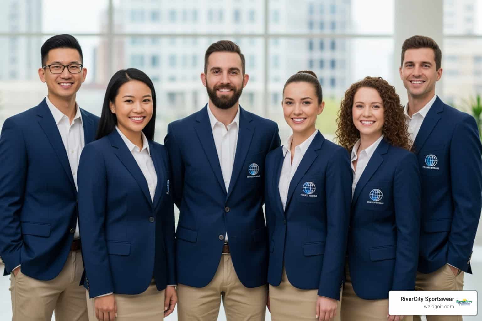 Custom team uniform clothing for Rivercity Screenprinting, showcasing professional apparel services.