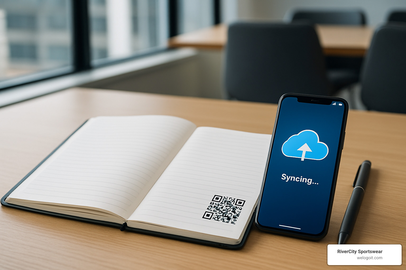 smart notebook with digital integration - branded conference gifts