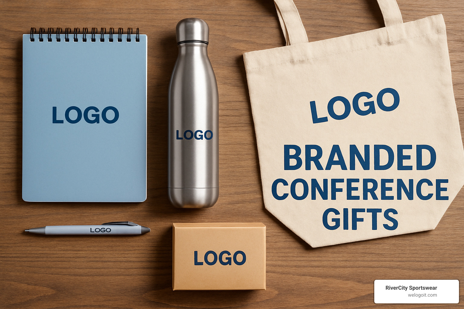 curated branded snack kit - branded conference gifts