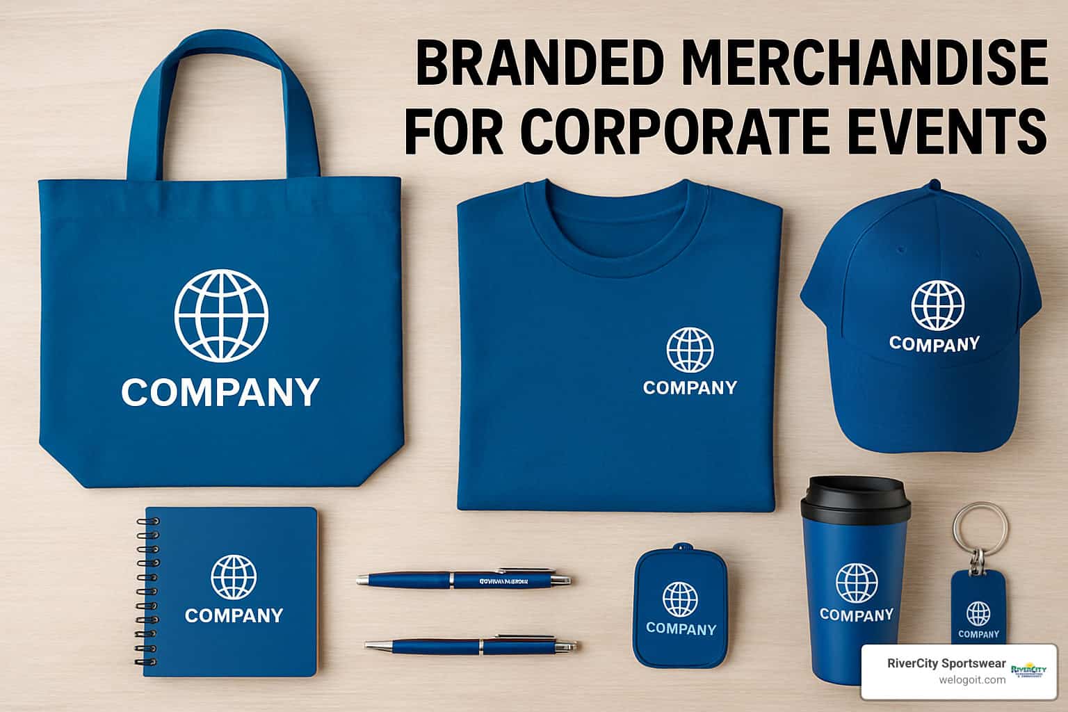 sustainable branded merchandise production process - branded merchandise for corporate events
