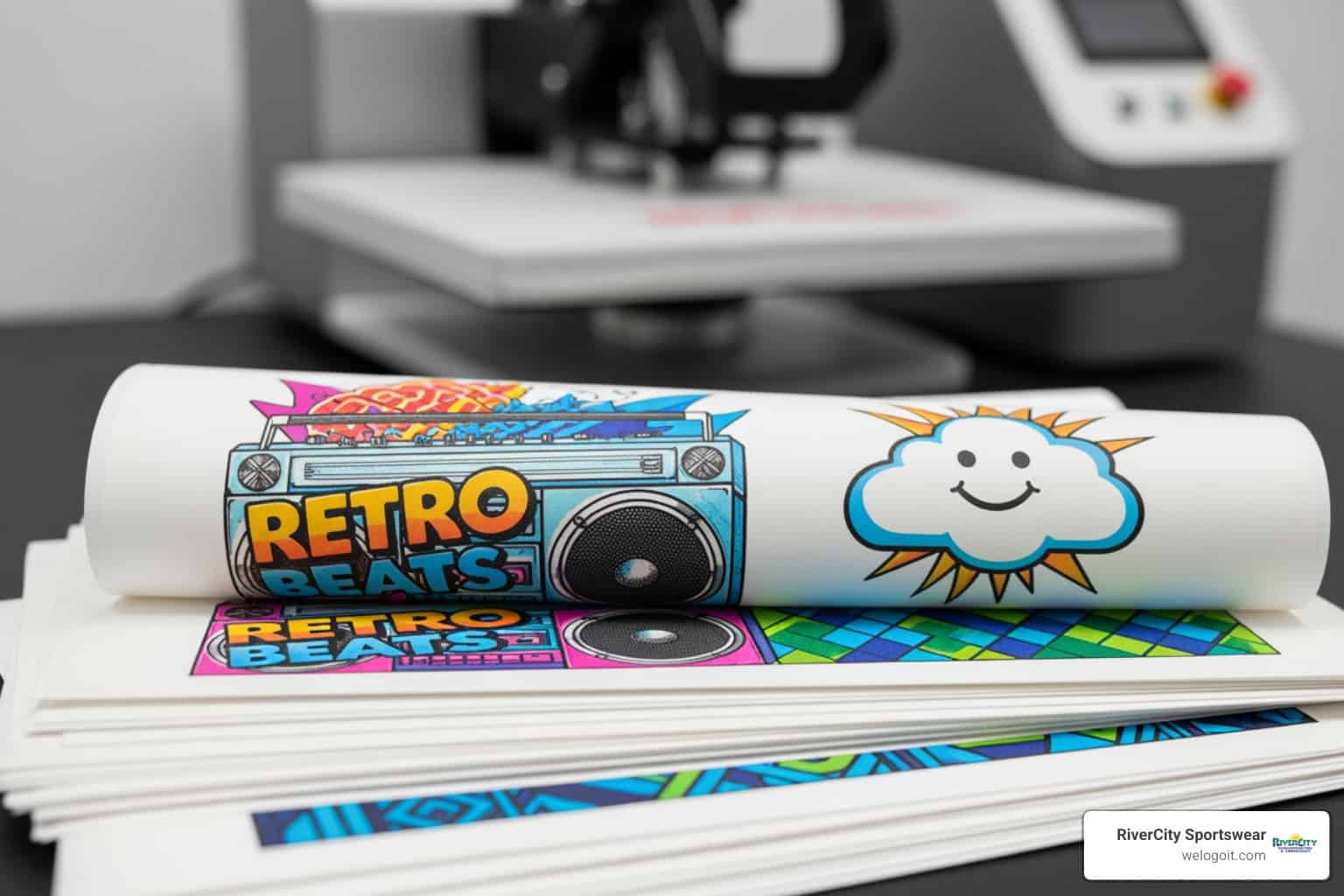 screen printed heat transfers near me