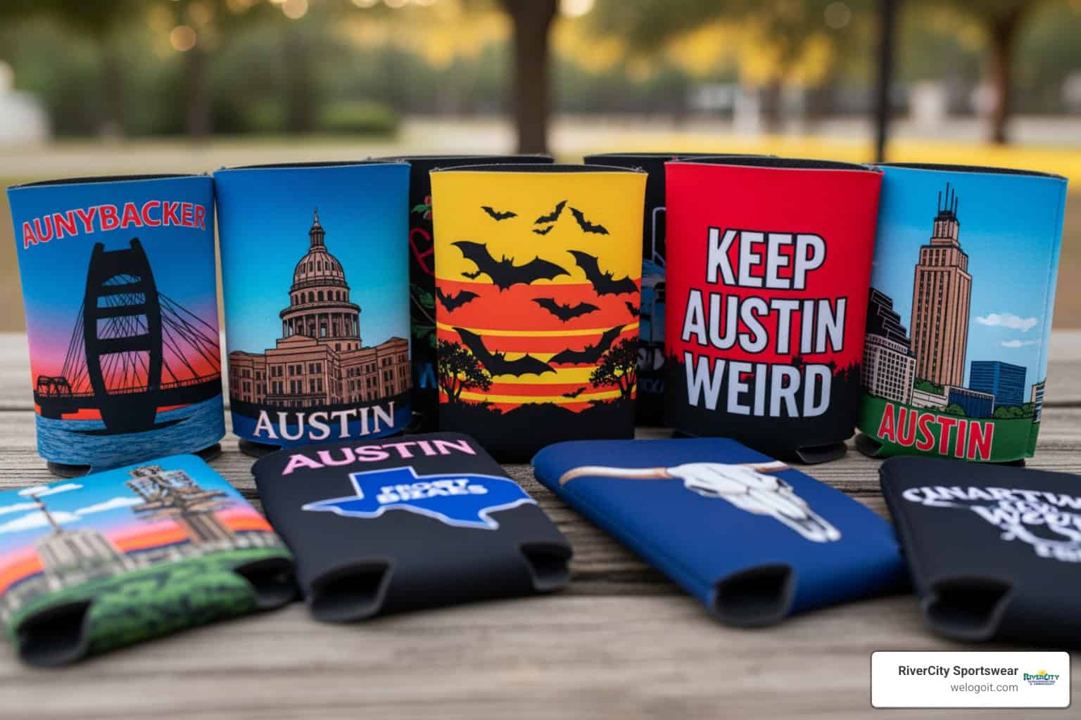custom koozies Austin