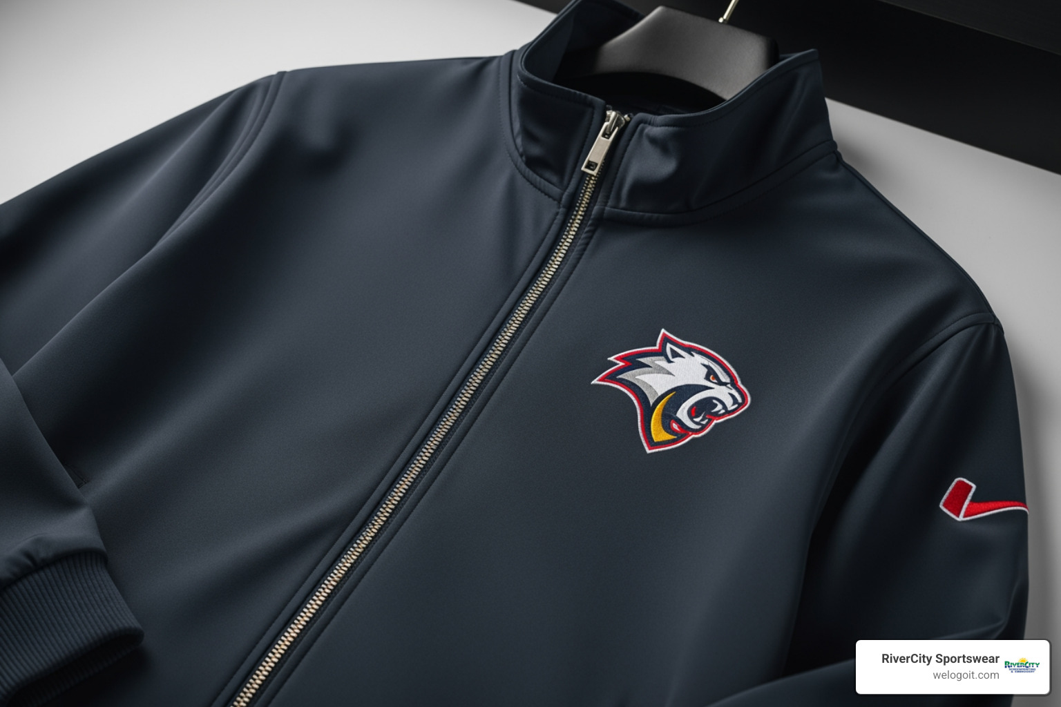 embroidered athletic jackets